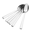 Teaspoon Set of 6, E-far 6.7 Inch Stainless Steel Spoons
