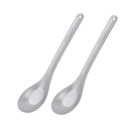 iBasingo Ti1029T Titanium Spoon with Long Handle 16.8 cm Outdoor Camping Utensil Ultralight Soup Rice Spoon Portable Cutlery Backpacking Hiking Cutlery