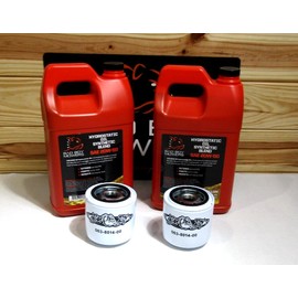 Pro Parts Place, PPP Bad Boy Mower Hydrogear Transmission Service Kit for Rogue & Outlaw XP 2 gallons 20W50 Hydro Oil and (2) Bad Boy OEM Filters.