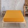 Vency Premium Jersey Fitted Sheet 140 x 200 cm Mustard