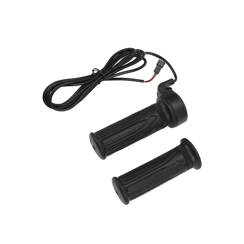 TDR E-Bike Twist Throttle 24V-72V Compatible, Black Rubber & ABS