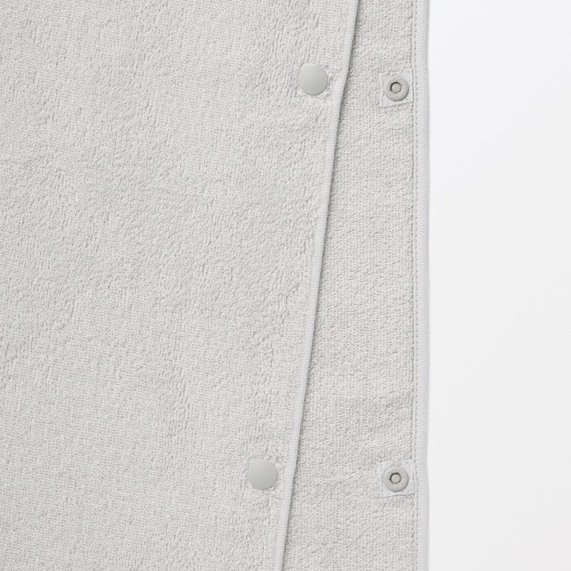 MUJI 23113281 Bath Towel Poncho, 27.6 x 74.8 inches (70