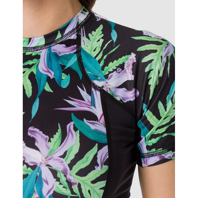 Hurley W Icon Leilani S/S Rashguard