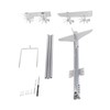Aircraft Wind Sculpture Wind Powered Rotate Stainless Steel Airplane Windmill