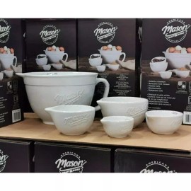 Mason Craft and More 5-Piece Batter Bowl & Measuring Cup Set
