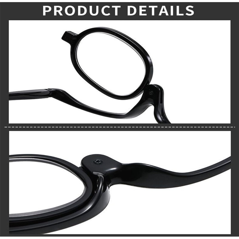 Makeup Glasses, Cosmetic Flip Glasses, Make Up Eyewear Flip, Magnifying
