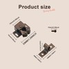 10PCS Cabinet Latch Double Roller Catch Hardware Catches Cabinet Latch