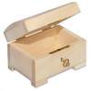 Wooden World - Wooden box with key ecological chest case