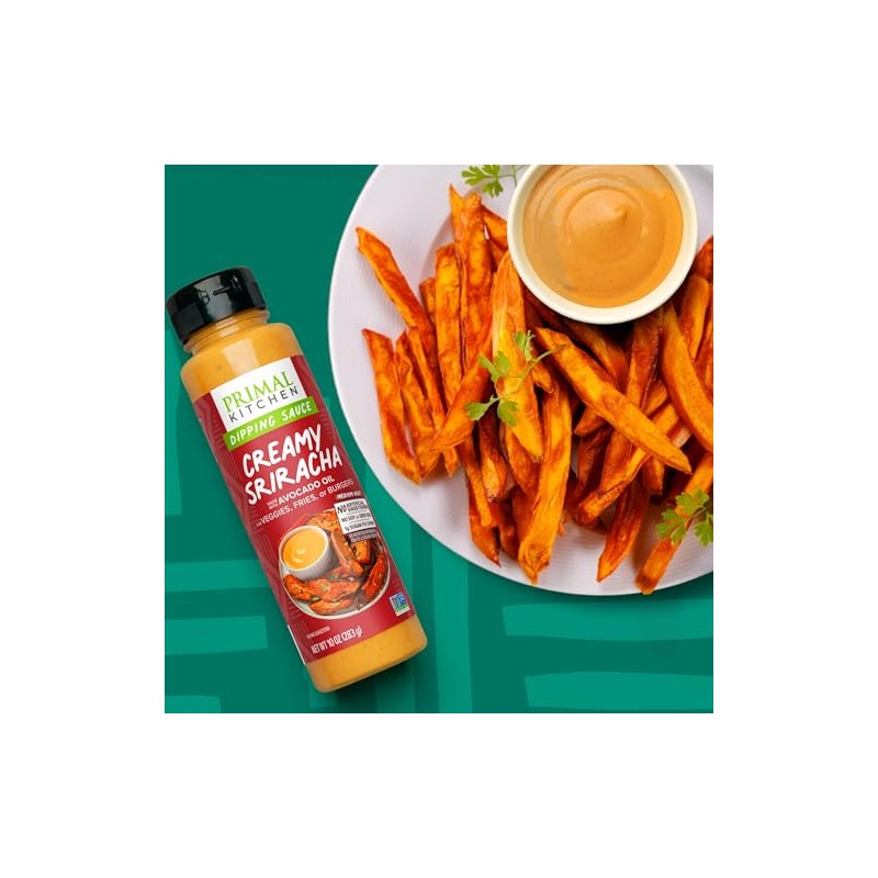 Primal Kitchen Creamy Sriracha Dipping Sauce, 10 oz