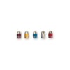 Set Cap Schraeder Valve Ball Various Colours