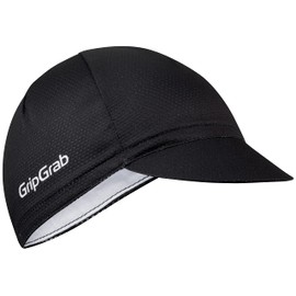 GripGrab Lightweight Summer Cycling Cap UV Protection Bicycle Under – Helmet Hat Retro Cycling Mesh Fly Protection Cycling Hat, black