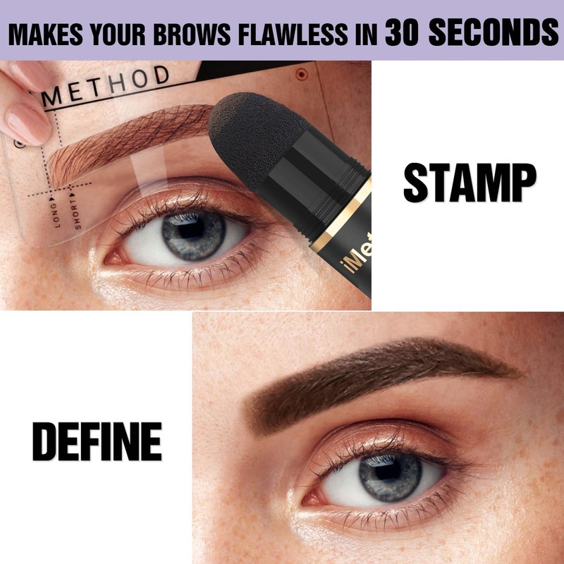 iMethod Eyebrow Stamp and Stencil Kit, Eyebrow Stamp and Shaping