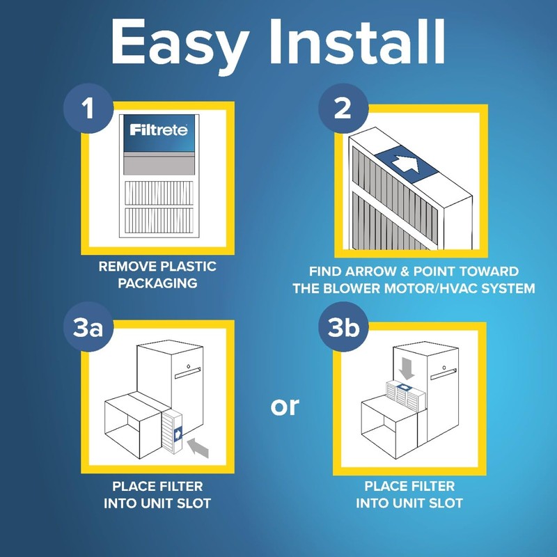 Filtrete 16x25x5 AC Furnace Air Filter, MPR 1000, MERV 11,