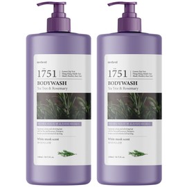 1+1 Märgent Coconut Oil Deep Cleansing Shampoo 1500ml Large Capacity Mildly Acidic Perfume Scented Beauty Salon Head Smell Youth Adolescence - 1+1 Tea Tree & Rosemary Body Wash / 1+1 메르헨트 코코넛오일 딥클렌징 샴푸 1500ml 대용량 약산성 퍼퓸 향좋은 미용실 정수리냄새 청소년 사춘기 - 1+1 티트리 앤 로즈마리 바디워시