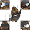 Yrebyou Leopard Print Sling Bag for Women Travel Sling Backpack