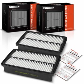 A-Premium 2-PC Engine Air Filter Compatible with Genesis G80 2021 2022 2023 2024, 2.5L, Replace# 28113T1210