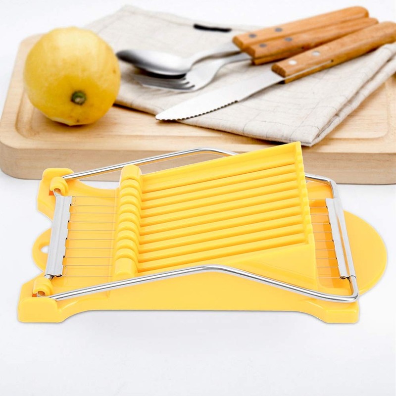 Egg Slicers for Boiled Eggs, Multi-Purpose Stainless Steel Lunch Meat