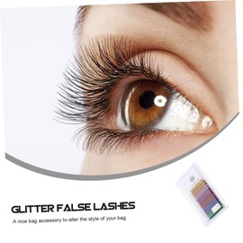 Baluue 18pairs Fake Glitter Eyelashes Lash Extension Strips Manga Cosplay Lashes for Women