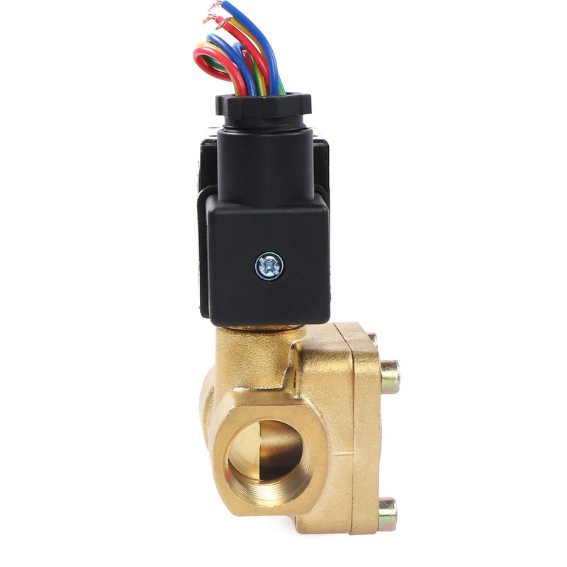 1/2" 230 PSI Electric Solenoid Valve 12-VDC VITON Normally closed
