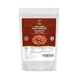 Spice Magic Jumbo Raw Peanuts, 2 lb - Premium, Unsalted Whole Peanuts in Shell, Perfect for Boiling, Roasting, Peanut Butter, Snacks, and Cooking