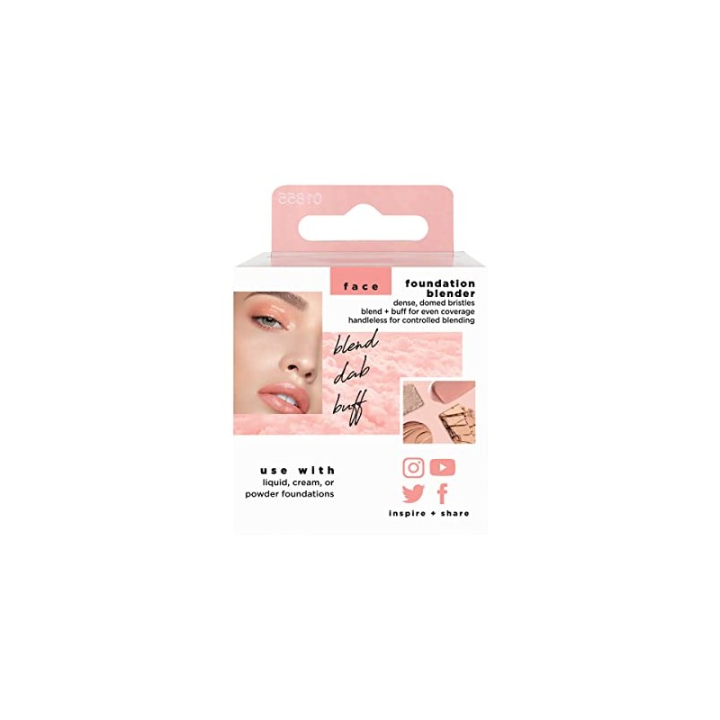 Real Techniques, Foundation Blender, Brocha para Bases de Maquillaje, Base