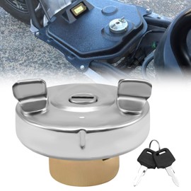 XIDAODIT Gas Tank Cap Lock for Honda Metropolitan 50 Ruckus 50 NPS50 Motorcycle Lockable Fuel Cap Oil Barrel Lock with 2 Keys(Fits 2003-2019 Models)