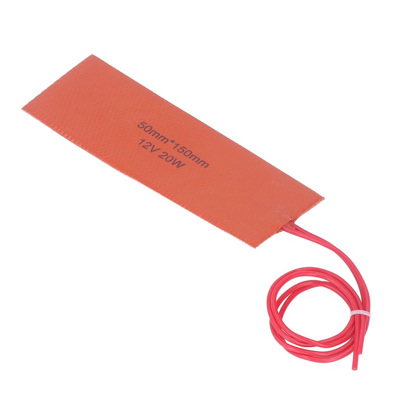 4 Pcs Silicone Rubber Heating Pad Flexible Silicone Heater Mat