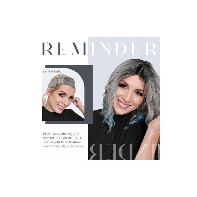 Dreamlover Dreamlover Black Wig Grip Band, Non-slip Wig Grip Headband,