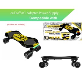eeTao 16.8V AC/DC Adapter Charger Compatible with Swagtron Swagskate NG-3 4 Wheels Kids SwagBoard Electric Skateboard Longboard Scooter Li ion Battery 63863-2 638632 NG3 Swag-NG3 16.8VDC Power Supply