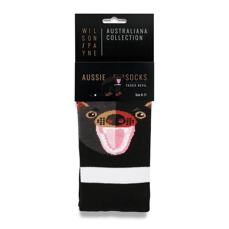 Wilson Payne Down Under Socks - Tassie Devil, 8-11