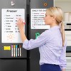 4 PACK Magnetic Dry Erase Board Sheet for Fridge, 12"x8"