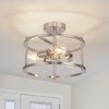 foucasal Semi Flush Mount 3-Light Modern Kitchen Light Fixtures -