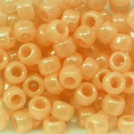 Orange NIGHTGLOW Glow in The Dark Crow Beads Pony Beads