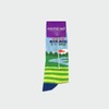 Mitchdowd Talk Birdie To Me Golf Print Crew Socks