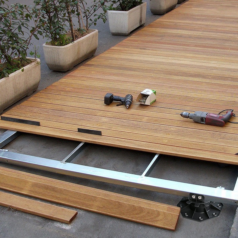 POPMERE 12Pack Adjustable Deck Support, High Load Deck and Floor