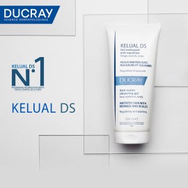 Ducray Kelual DS Gel Espumoso para piel con enrojecimiento y descamación 200 ml