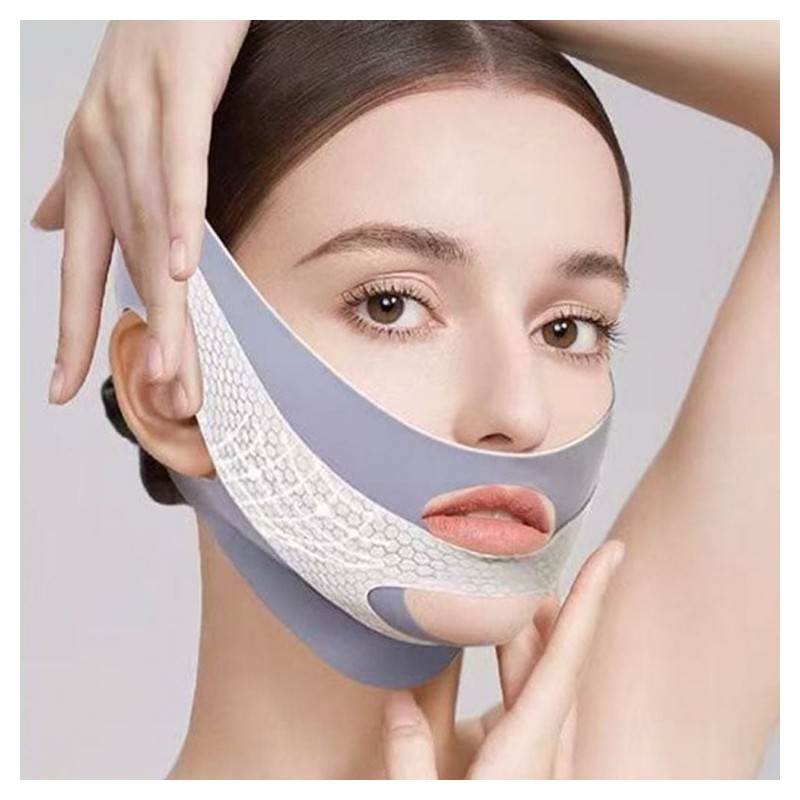 Pingshow114 1+1 Massage Band Compression Face Tightener Thinslim