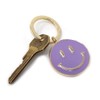 [Standard Factory] Smile Keychain Key Ring Alloy, white