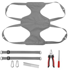 Pet Grooming Hammock Harness for Cats & Dogs, Dog Sling for Nail Clipping/Trimming,Dog Grooming Hammock Harness for Dogs & Cats with Pet Nail Clipper Trimmer,Pet Grooming, Bathing1