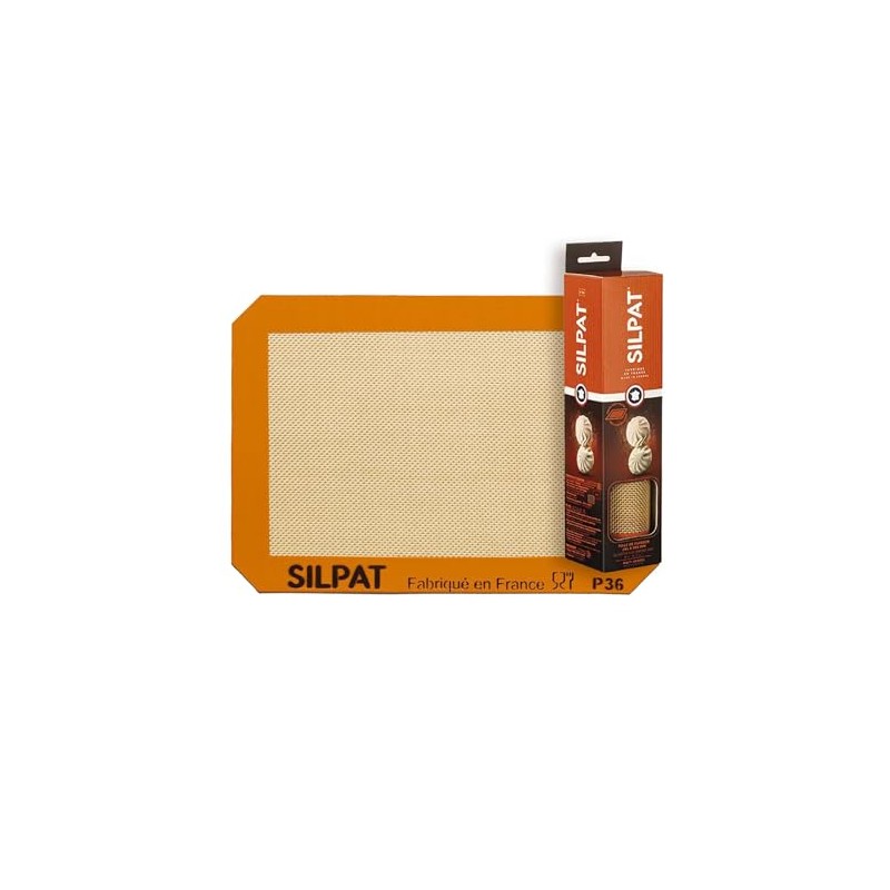 Silpat Premium Non-Stick Silicone Baking Mat, Petite Jelly Roll Size,
