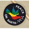 Peace on Earth Dove Rainbow Patch Iron on or Sew