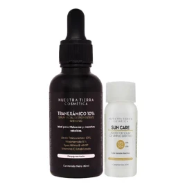 Ácido Tranexámico 10% manchas rebeldes paño melasma para todo tipo de piel Nuestra Tierra Cosmetica