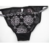 Victoria's Secret 34B 34C 36B Victoria's Secret Black Silver Eyelet