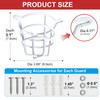 RosyOcean (6 Pack) White Fire Sprinkler Head Guard for Both