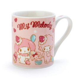 SANRIO My Melody Pink Cylindrical Mug Strawberry Melody Drinking Cup
