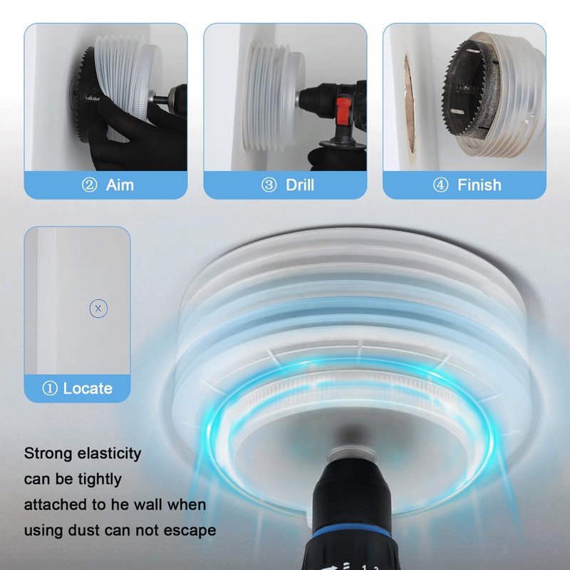 5-3/4" | 145mm Hole Saw for Recessed Lights,5-3/4" Bi-Metal Hole