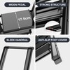 GameGem 4 Step Ladder Folding Iron Step Stool Stepladders with