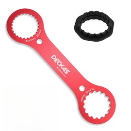 Grillix Mountain Bike Crank Key Center Lock Key Bottom Bracket Key Bottom Bracket Key Bicycle Repairs Red