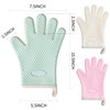 MAD SHARK Silicone Oven Mitts Heat Resistant 450 Degrees,Waterproof &