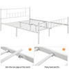Yaheetech Queen Size Metal Bed Platform Simple Industrial Style Bedroom